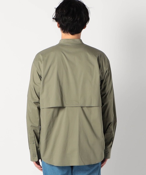 Grand PARK（グランドパーク）の「バンドカラーシャツブルゾン（ブルゾン・メンズ・ブラック/ネイビー/カーキ・X-LARGE/LARGE/MEDIUM）」の5枚目の写真