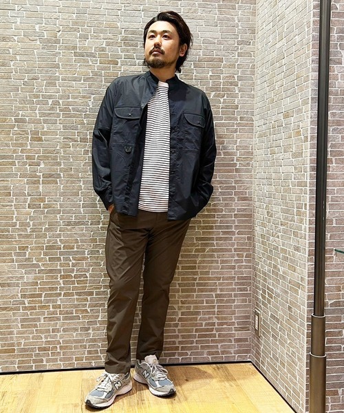 Grand PARK（グランドパーク）の「バンドカラーシャツブルゾン（ブルゾン・メンズ・ブラック/ネイビー/カーキ・X-LARGE/LARGE/MEDIUM）」の21枚目の写真