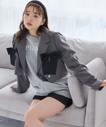 one after another NICE CLAUP | リボンテーラードジャケット/ribbon collection(テーラードジャケット)