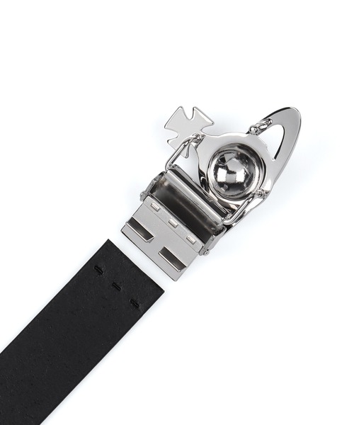 Vivienne Westwood MAN（ヴィヴィアンウエストウッドマン）の「ORB BUCKLE ベルト【149732 BELT4】（ベルト・メンズ・ブラック・FREE）」の3枚目の写真