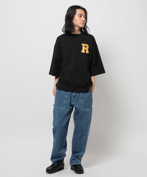 niko and...（ニコアンド）の「サガラワッペン7分袖プルオーバー（Tシャツ/カットソー・メンズ・オフホワイト/ブラック/パープル・LARGE/MEDIUM）」の15枚目の写真