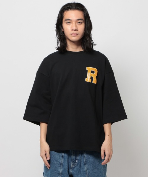 niko and...（ニコアンド）の「サガラワッペン7分袖プルオーバー（Tシャツ/カットソー・メンズ・オフホワイト/ブラック/パープル・LARGE/MEDIUM）」の20枚目の写真