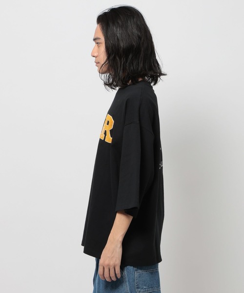 niko and...（ニコアンド）の「サガラワッペン7分袖プルオーバー（Tシャツ/カットソー・メンズ・オフホワイト/ブラック/パープル・LARGE/MEDIUM）」の9枚目の写真