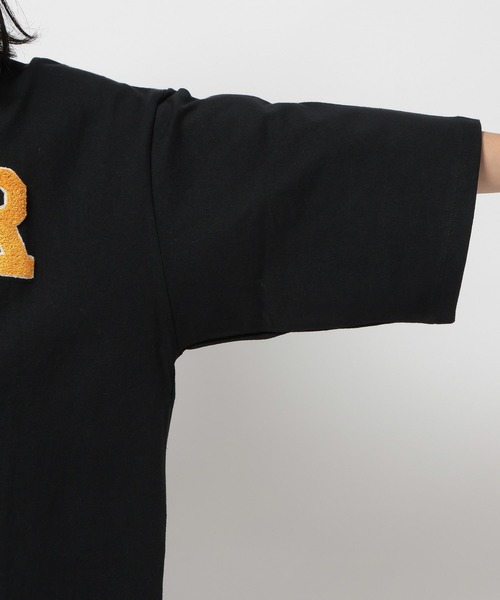 niko and...（ニコアンド）の「サガラワッペン7分袖プルオーバー（Tシャツ/カットソー・メンズ・オフホワイト/ブラック/パープル・LARGE/MEDIUM）」の12枚目の写真