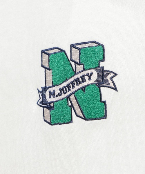 niko and...（ニコアンド）の「サガラワッペン7分袖プルオーバー（Tシャツ/カットソー・メンズ・オフホワイト/ブラック/パープル・LARGE/MEDIUM）」の6枚目の写真