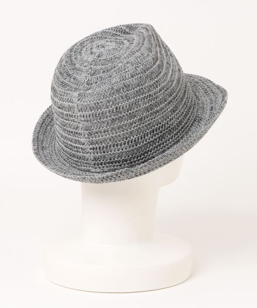 Ruben(ルーベン)の「MIX THERMO HAT/サーモ中折れ(ハット・メンズ・ブラック/グレー/ライトグレー・FREE)」の4枚目の写真