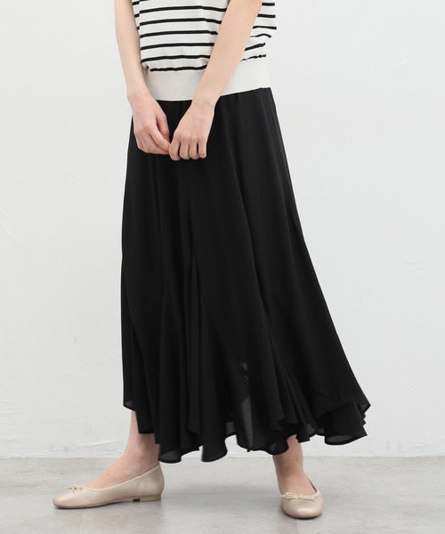 Honeys（ハニーズ）の「プリーツ切替スカート（スカート）」 - WEAR