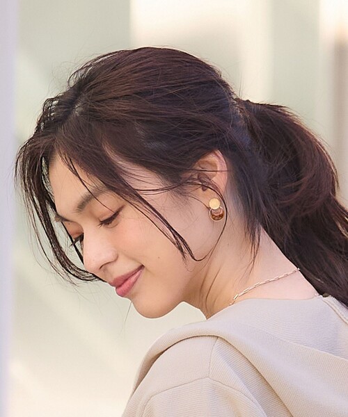 ANY(エニィ)の「【WEB限定】マーブルメタルピアス(両耳用)(ピアス(両耳用)・レディース・ゴールド系・F)」の5枚目の写真