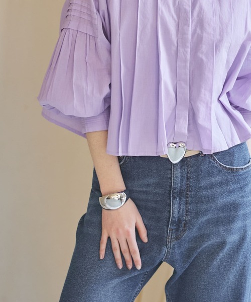 SMELLY（スメリー）の「メタルプックリボリュームバングル（バングル/リストバンド・レディース・ゴールド/シルバー・-）」の14枚目の写真