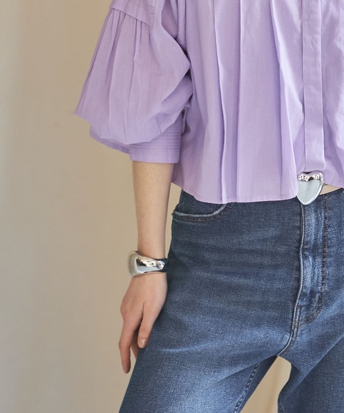 SMELLY（スメリー）の「メタルプックリボリュームバングル（バングル/リストバンド・レディース・ゴールド/シルバー・-）」の15枚目の写真