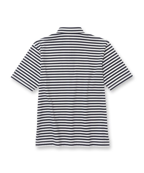 DRESSTERIOR（ドレステリア）の「◆【接触冷感/抗菌防臭/消臭】ICE CLEAR COTTON オーバーフィットボーダーポロシャツ（ポロシャツ・メンズ・ネイビー系2・90/92/91/94）」の15枚目の写真