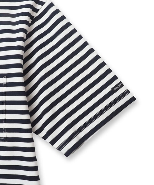 DRESSTERIOR（ドレステリア）の「◆【接触冷感/抗菌防臭/消臭】ICE CLEAR COTTON オーバーフィットボーダーポロシャツ（ポロシャツ・メンズ・ネイビー系2・90/92/91/94）」の17枚目の写真