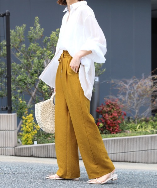 reca（レカ）の「リラックスイージーパンツ（その他パンツ・レディース・ミント/ネイビー/マスタード/ブラック・FREE）」の14枚目の写真