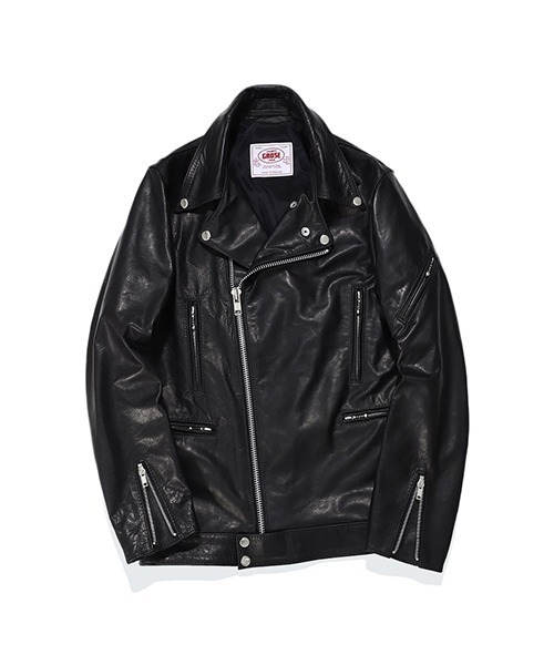 JAMES GROSE / ジェームスグロース：【ONLY ARK】別注 NEW MANILA JACKET HORSE HIDE：ONLYARK-0-1052[MUS]（ライダースジャケット）｜JAMES GROSE（ジェームスグロース）