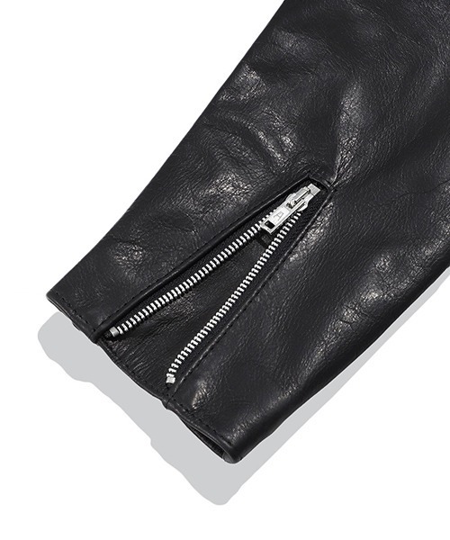 JAMES GROSE / ジェームスグロース：【ONLY ARK】別注 NEW MANILA JACKET HORSE HIDE：ONLYARK-0-1052[MUS]（ライダースジャケット）｜JAMES GROSE（ジェームスグロース）