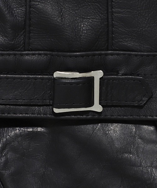 JAMES GROSE / ジェームスグロース：【ONLY ARK】別注 NEW MANILA JACKET HORSE HIDE：ONLYARK-0-1052[MUS]（ライダースジャケット）｜JAMES GROSE（ジェームスグロース）