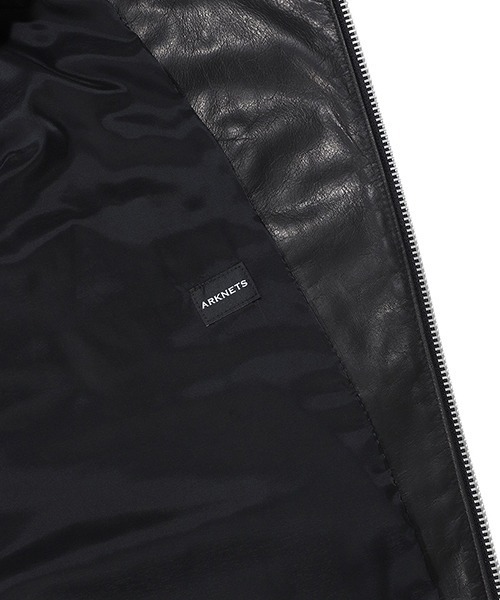 JAMES GROSE / ジェームスグロース：【ONLY ARK】別注 NEW MANILA JACKET HORSE HIDE：ONLYARK-0-1052[MUS]（ライダースジャケット）｜JAMES GROSE（ジェームスグロース）