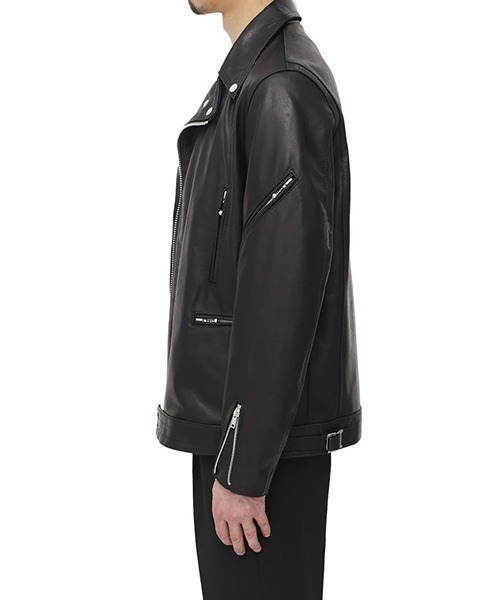 JAMES GROSE / ジェームスグロース：【ONLY ARK】別注 NEW MANILA JACKET HORSE HIDE：ONLYARK-0-1052[MUS]（ライダースジャケット）｜JAMES GROSE（ジェームスグロース）