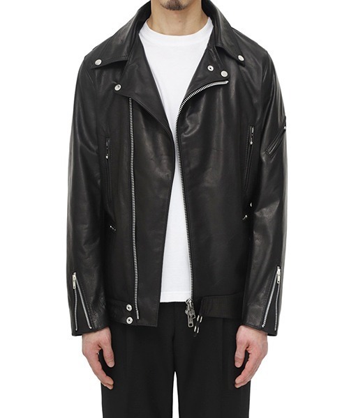 JAMES GROSE / ジェームスグロース：【ONLY ARK】別注 NEW MANILA JACKET HORSE HIDE：ONLYARK-0-1052[MUS]（ライダースジャケット）｜JAMES GROSE（ジェームスグロース）