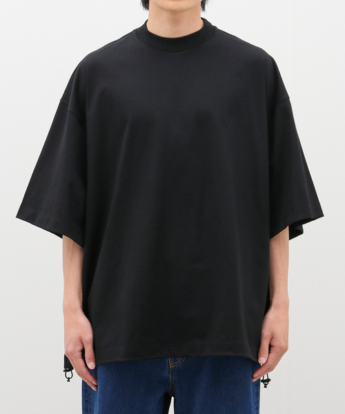 is-ness(イズネス)の「【is-ness / イズネス】BALLOON SHORT SLEEVE T-SHIRT(Tシャツ/カットソー・メンズ・ホワイト/ブラック/チャコールグレー・MEDIUM)」の3枚目の写真