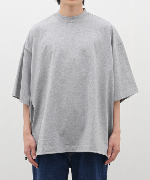 is-ness(イズネス)の「【is-ness / イズネス】BALLOON SHORT SLEEVE T-SHIRT(Tシャツ/カットソー・メンズ・ホワイト/ブラック/チャコールグレー・MEDIUM)」の5枚目の写真