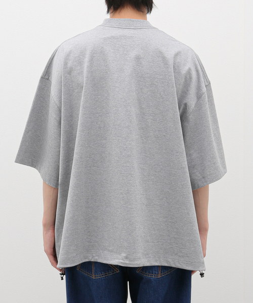 is-ness(イズネス)の「【is-ness / イズネス】BALLOON SHORT SLEEVE T-SHIRT(Tシャツ/カットソー・メンズ・ホワイト/ブラック/チャコールグレー・MEDIUM)」の7枚目の写真