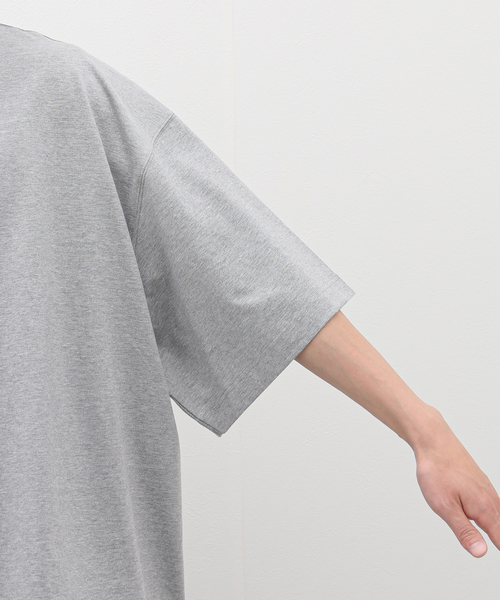is-ness(イズネス)の「【is-ness / イズネス】BALLOON SHORT SLEEVE T-SHIRT(Tシャツ/カットソー・メンズ・ホワイト/ブラック/チャコールグレー・MEDIUM)」の10枚目の写真
