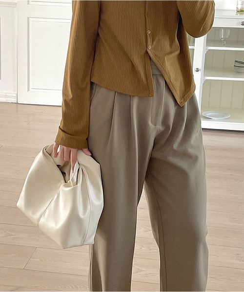 LA VORAGINE（ラ ヴォラジネ）の「ワンハンドル　ギャザーハンドバッグ（ハンドバッグ・レディース・ブラウン/グリーン/ブラック/アイボリー・FREE）」の8枚目の写真