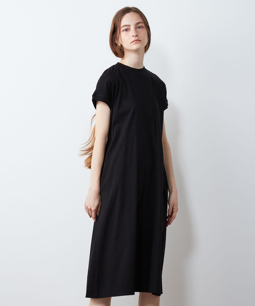 LE SOUK HOLIDAY(ルスークホリデー)の「【接触冷感】モックネックワンピース(ワンピース・レディース・ブラック/カーキ/ネイビー/チャコールグレー・M/L)」の17枚目の写真