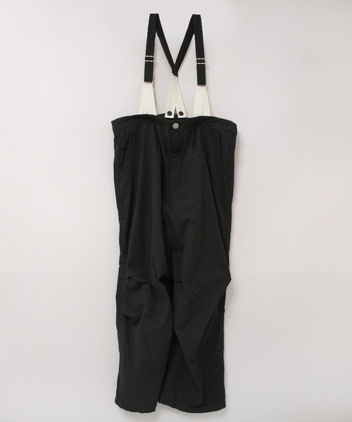 RNA-N(アールエヌエーエヌ)の「R4220 コットンライトクロスサスペンダーパンツ(サロペット/オーバーオール・レディース・グレー/ブラック/ライトカーキ・MEDIUM)」の2枚目の写真