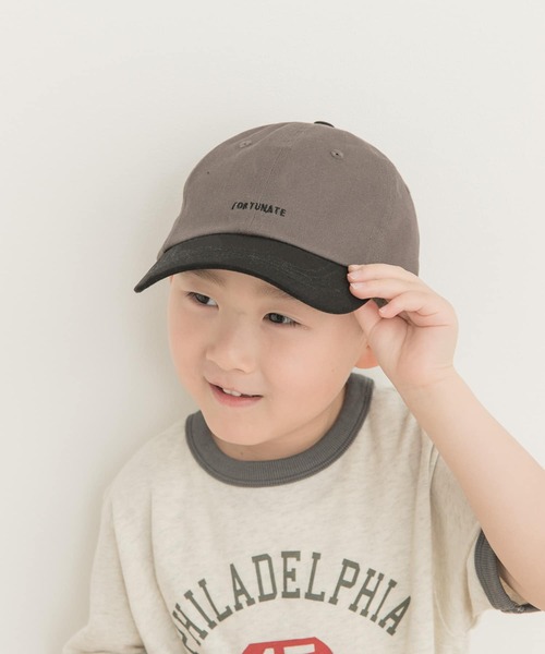 URBAN RESEARCH DOORS（アーバンリサーチドアーズ）の「『親子リンク』バイカラーキャップ(KIDS)（キャップ・キッズ・ブラック系その他/ベージュ系その他・ONE）」の8枚目の写真