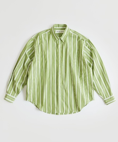 THE SHINZONE（ザ　シンゾーン）の「STRIPE DADDY SHIRTS（シャツ/ブラウス・レディース・グリーン/ブルー・SMALL/REGULAR）」の11枚目の写真