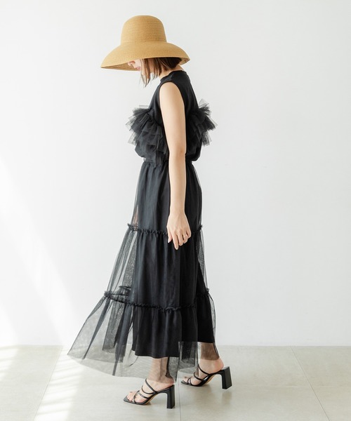 つば広ビッグストローハット（ハット）｜rectangle（レクタングル）の