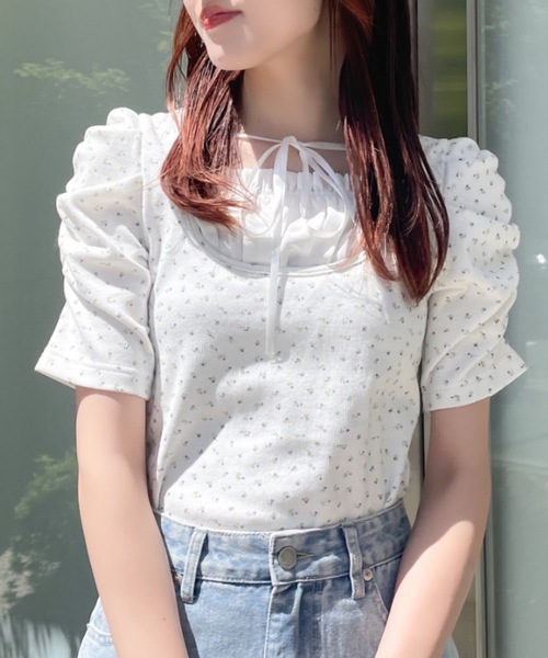 NOMAE（ノーマエ）の「フリルレイヤードトップス（Tシャツ/カットソー