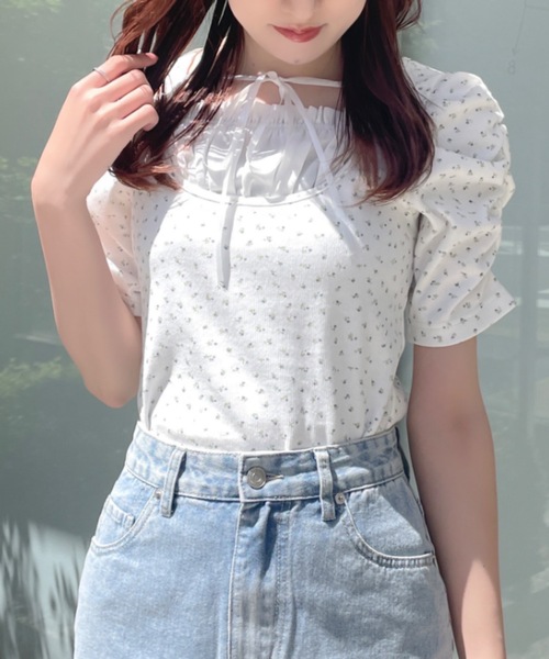 NOMAE（ノーマエ）の「フリルレイヤードトップス（Tシャツ/カットソー・レディース・ブルー系その他/ブラック/ピンク系その他/グレー・FREE）」の12枚目の写真