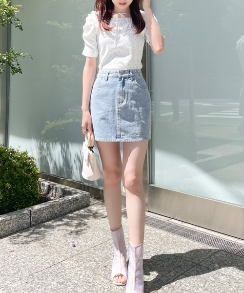 NOMAE（ノーマエ）の「フリルレイヤードトップス（Tシャツ/カットソー・レディース・ブルー系その他/ブラック/ピンク系その他/グレー・FREE）」の15枚目の写真