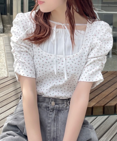 NOMAE（ノーマエ）の「フリルレイヤードトップス（Tシャツ/カットソー