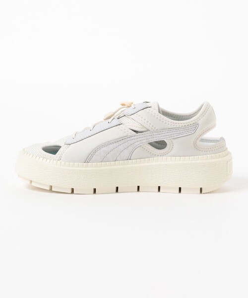 Ray BEAMS（レイビームス）の「PUMA × Ray BEAMS / 別注 プラットフォーム トレース ライト ミュール（スニーカー・レディース・ホワイト/ブラック・23.5cm/25.0cm/24.5cm/24.0cm/23.0cm）」の17枚目の写真