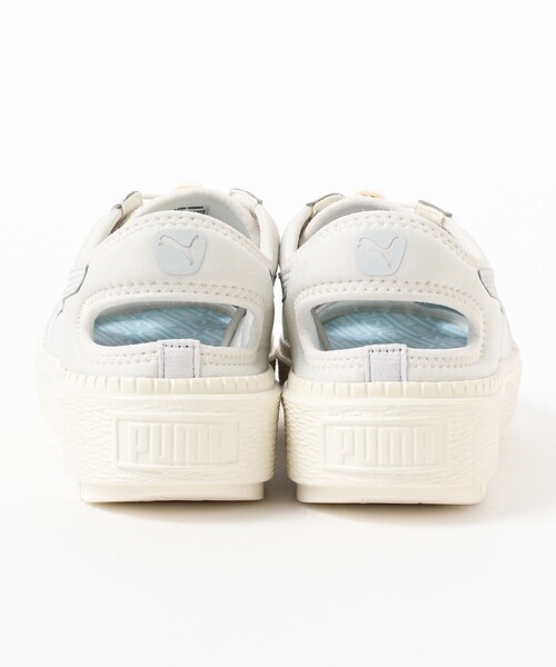 Ray BEAMS（レイビームス）の「PUMA × Ray BEAMS / 別注 プラットフォーム トレース ライト ミュール（スニーカー・レディース・ホワイト/ブラック・23.5cm/25.0cm/24.5cm/24.0cm/23.0cm）」の20枚目の写真