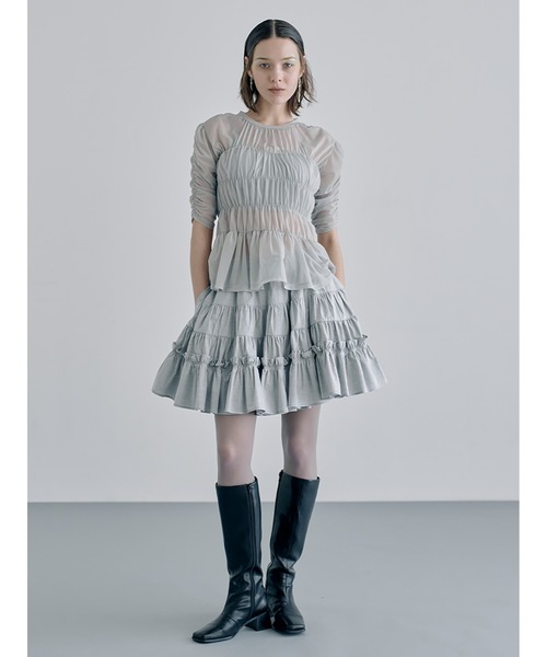 専用になります SORlN ソリン カットソー Sheer Lame Rib Top（カットソー/Tシャツ）｜SORIN（ソリン