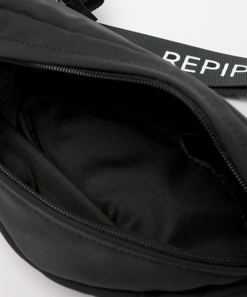 repipi armario(レピピ アルマリオ)の「メッシュポケボディBAG(ボディバッグ/ウエストポーチ・キッズ・グレー/ブラック/ホワイト・FREE)」の8枚目の写真