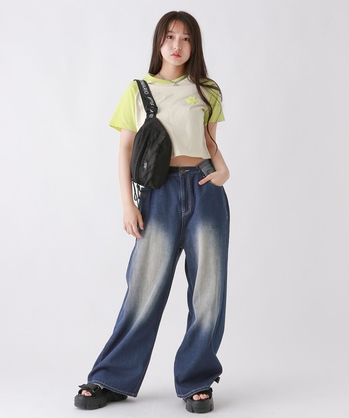 repipi armario(レピピ アルマリオ)の「メッシュポケボディBAG(ボディバッグ/ウエストポーチ・キッズ・グレー/ブラック/ホワイト・FREE)」の19枚目の写真