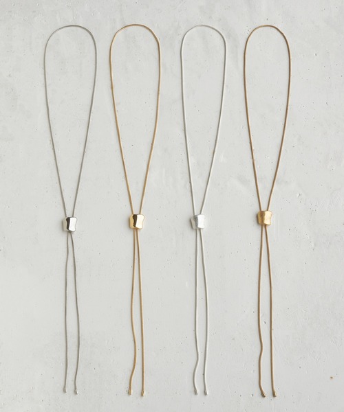 GOLDY(ゴールディ)の「ループ タイイング メタル ネックレス(ネックレス・レディース・ゴールド/シルバー系その他/ゴールド系その他/シルバー・FREE)」の6枚目の写真