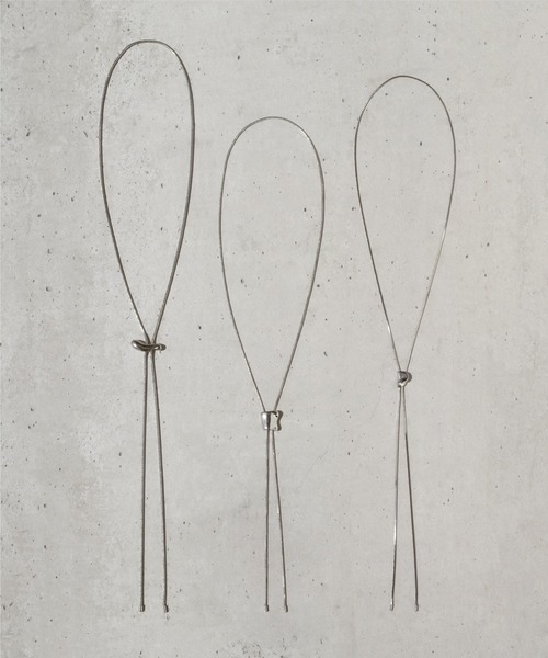 GOLDY(ゴールディ)の「ループ タイイング メタル ネックレス(ネックレス・レディース・ゴールド/シルバー系その他/ゴールド系その他/シルバー・FREE)」の5枚目の写真