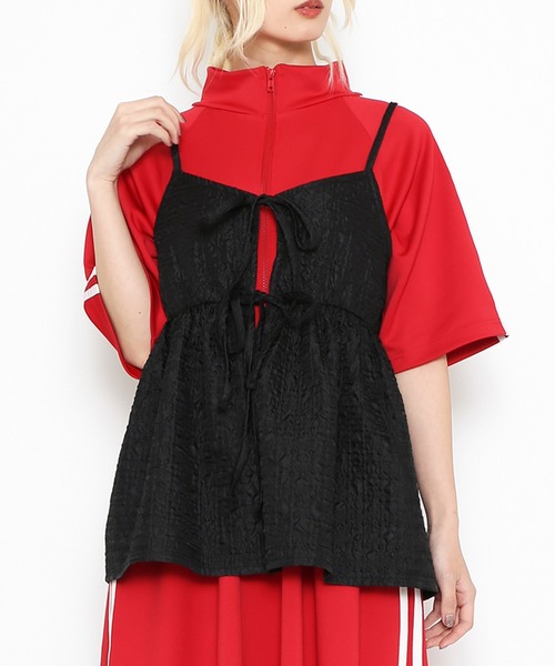 半袖トラックジャージワンピース（ワンピース）｜PUNYUS（プニュズ）