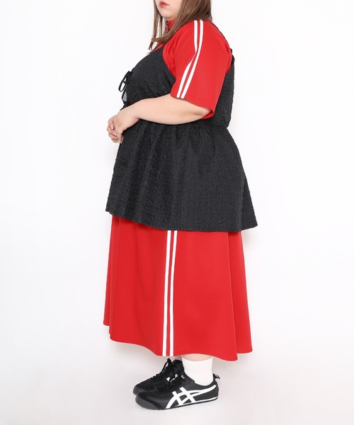 半袖トラックジャージワンピース（ワンピース）｜PUNYUS（プニュズ）