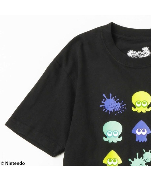 ボーイズ】スプラトゥーン3 アイコンTシャツ 綿100%（Tシャツ