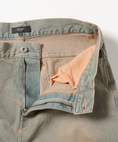 BEAMS HEART（ビームスハート）の「【4色展開】ブラスト ワイド ストレート デニム（デニムパンツ・メンズ・ブラック/インディゴブルー/ブラウン/ネイビー・SMALL/LARGE/MEDIUM）」の14枚目の写真