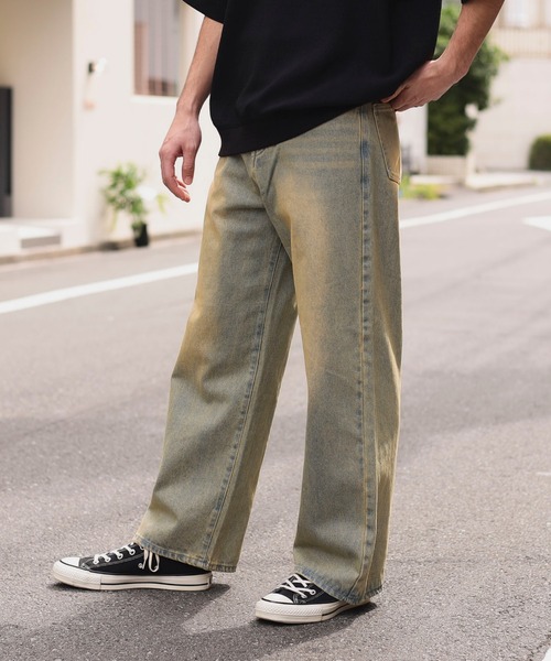 4色展開】ブラスト ワイド ストレート デニム(デニムパンツ)|BEAMS 4色展開】ブラスト ワイド ストレート デニム(デニムパンツ)|BEAMS