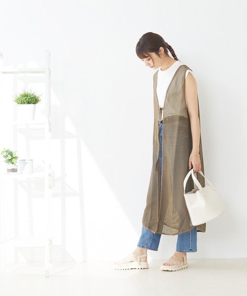 welleg(ウェレッグ)の「レースアップ 厚底 サンダル(サンダル・レディース・クリア/ダークブラウン/ブラック系その他・23.0cm/22.5cm/24.5cm/24.0cm/23.5cm)」の10枚目の写真